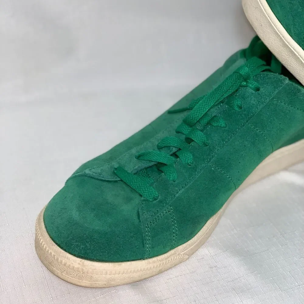 NIKE Men's Tennis Classic CS Premium Suede Sneakers Size 12 Pine Green Lace Up